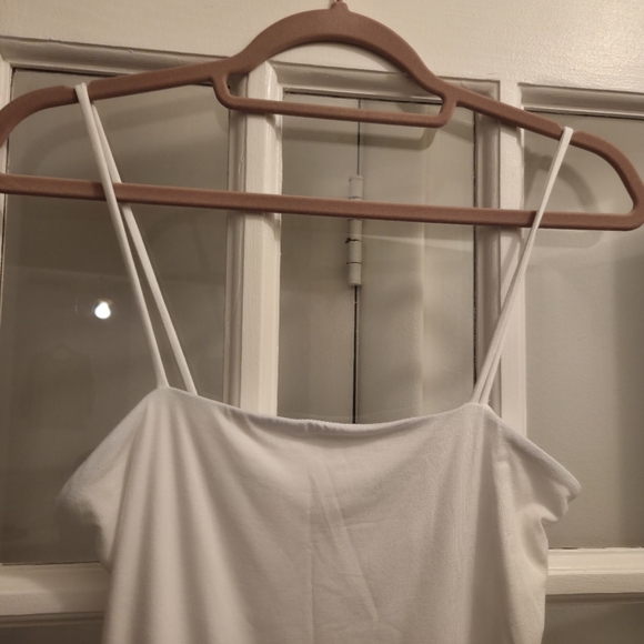 Dainty Hooligan White Spaghetti Strap Bodysuit - Picture 7 of 9